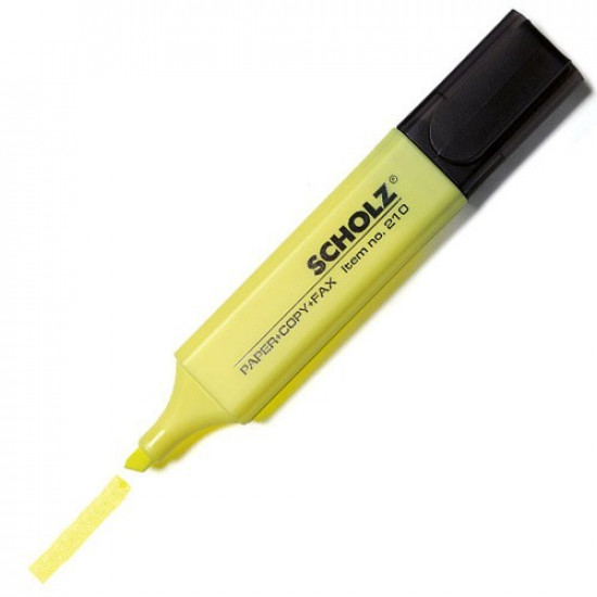 Text marker Scholz 1-5 mm Yellow 210 Text marker Scholz 1-5 mm Yellow 210