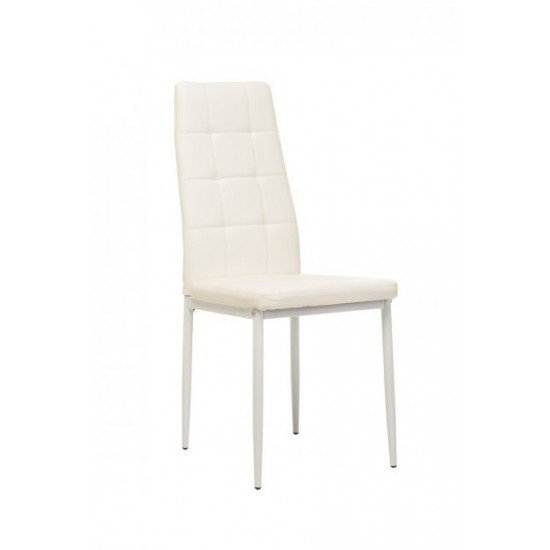 Chair on metal frame N-66-2 white Chair on metal frame N-66-2 white