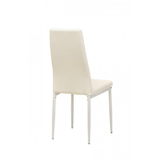 Chair on metal frame N-66-2 white Chair on metal frame N-66-2 white