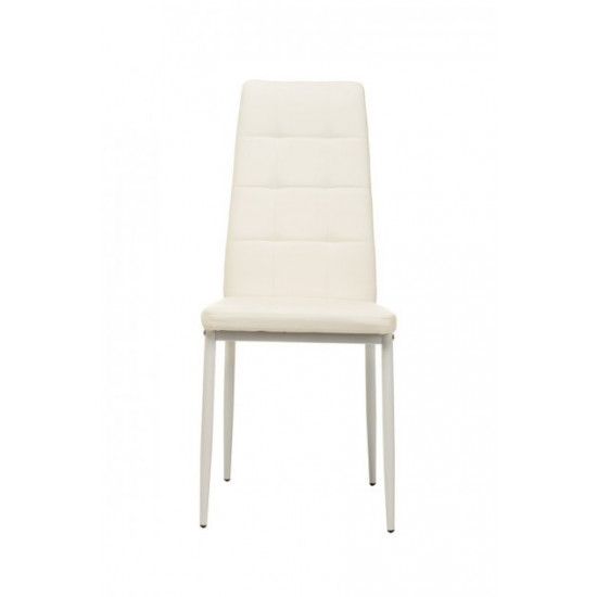Chair on metal frame N-66-2 white Chair on metal frame N-66-2 white