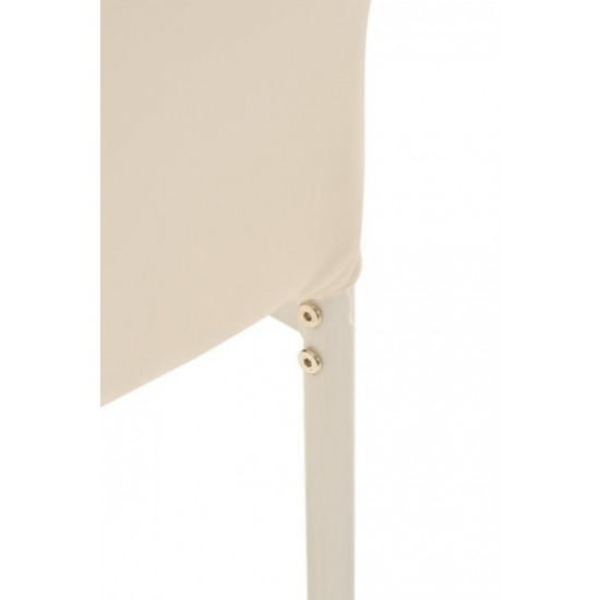 Chair on metal frame N-66-2 white Chair on metal frame N-66-2 white