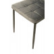 Chair with metal frame N-66-2 gray corduroy Chair with metal frame N-66-2 gray corduroy