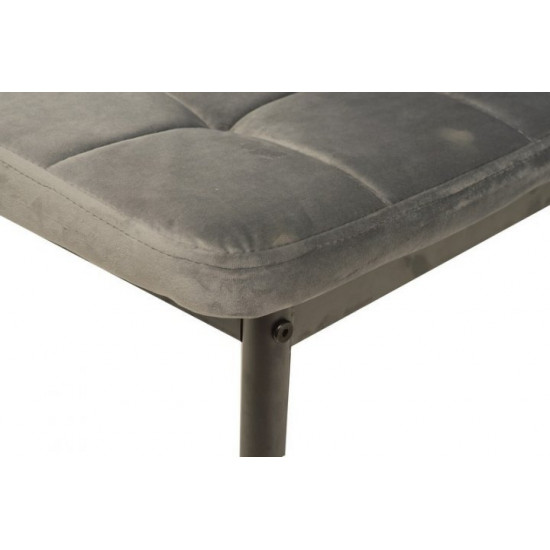 Chair with metal frame N-66-2 gray corduroy Chair with metal frame N-66-2 gray corduroy