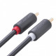 Мультимедійний кабель UGREEN 2RCA to 2RCA Audio Cable 2 м Black (AV104) Мультимедійний кабель UGREEN 2RCA to 2RCA Audio Cable 2 м Black (AV104)