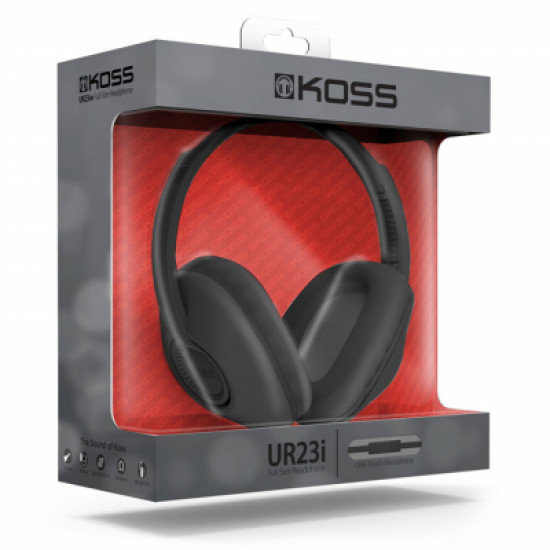 Headphones Koss UR23iK Over-Ear Mic Black (195083.101) Headphones Koss UR23iK Over-Ear Mic Black (195083.101)
