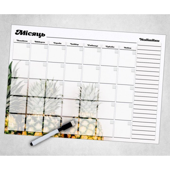 Magnetic planner Monthly plans Magnetic planner Monthly plans