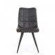 Chair M-26 /900*460*585 artificial leather + painted metal Charcoal antique Wind Furniture Chair M-26 /900*460*585 artificial leather + painted metal Charcoal antique Wind Furniture