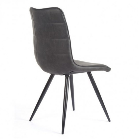 Chair M-26 /900*460*585 artificial leather + painted metal Charcoal antique Wind Furniture Chair M-26 /900*460*585 artificial leather + painted metal Charcoal antique Wind Furniture