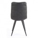 Chair M-26 /900*460*585 artificial leather + painted metal Charcoal antique Wind Furniture Chair M-26 /900*460*585 artificial leather + painted metal Charcoal antique Wind Furniture