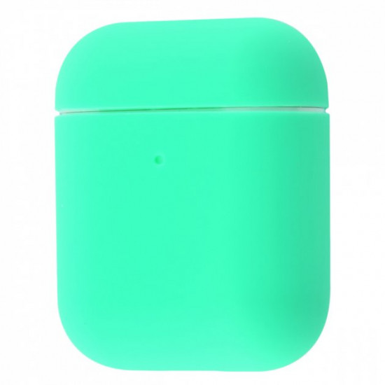 Чехол однотонный Silicone Case Ultra Slim for AirPods 2 spearmint Чехол однотонный Silicone Case Ultra Slim for AirPods 2 spearmint