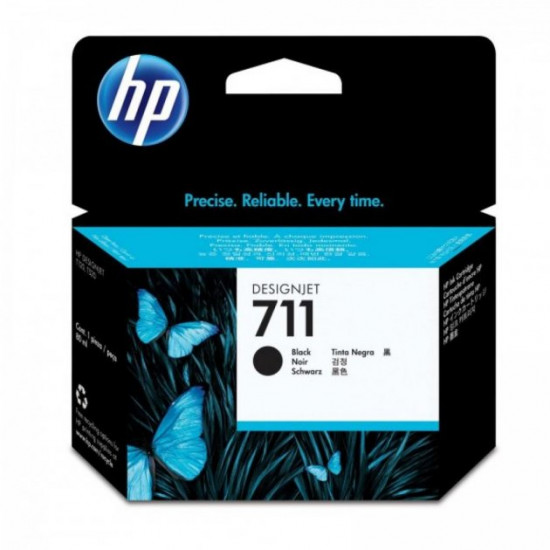 Картридж HP DJ No.711 DesignJet 120/520 Black 80ml (CZ133A). 43732 Картридж HP DJ No.711 DesignJet 120/520 Black 80ml (CZ133A). 43732
