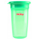 Cup 360 sippy cup Nuby transparent with green lid 300 ml (NV0414003grn) Cup 360 sippy cup Nuby transparent with green lid 300 ml (NV0414003grn)