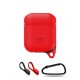 Cиликоновий чохол Primo Sherp для Apple AirPods - Red Primo червоний Cиликоновий чохол Primo Sherp для Apple AirPods - Red Primo червоний