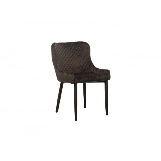 Chair with corduroy upholstery Vetro Mebel M-20 for kitchen, cafe, bar Brown Chair with corduroy upholstery Vetro Mebel M-20 for kitchen, cafe, bar Brown