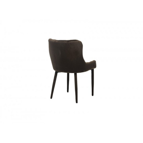 Chair with corduroy upholstery Vetro Mebel M-20 for kitchen, cafe, bar Brown Chair with corduroy upholstery Vetro Mebel M-20 for kitchen, cafe, bar Brown