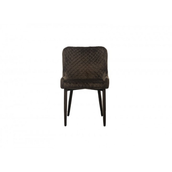 Chair with corduroy upholstery Vetro Mebel M-20 for kitchen, cafe, bar Brown Chair with corduroy upholstery Vetro Mebel M-20 for kitchen, cafe, bar Brown