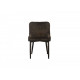 Chair with corduroy upholstery Vetro Mebel M-20 for kitchen, cafe, bar Brown Chair with corduroy upholstery Vetro Mebel M-20 for kitchen, cafe, bar Brown