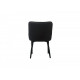 Chair with corduroy upholstery Vetro Mebel M-20 for kitchen, cafe, bar Black Chair with corduroy upholstery Vetro Mebel M-20 for kitchen, cafe, bar Black