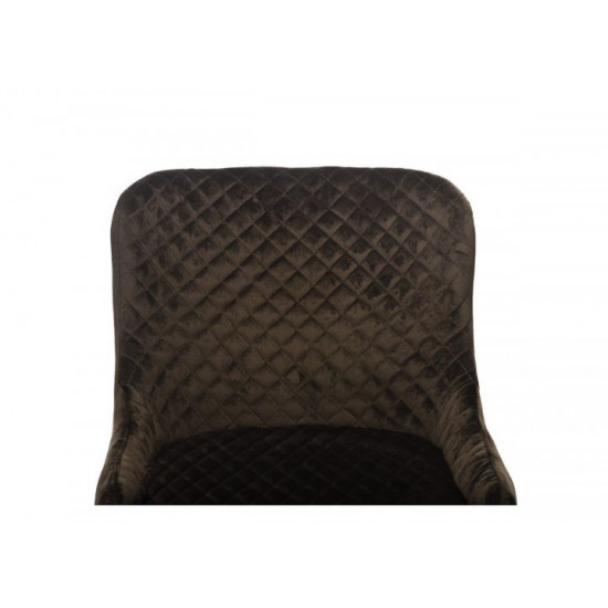Chair with corduroy upholstery Vetro Mebel M-20 for kitchen, cafe, bar Brown Chair with corduroy upholstery Vetro Mebel M-20 for kitchen, cafe, bar Brown