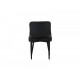 Chair with corduroy upholstery Vetro Mebel M-20 for kitchen, cafe, bar Black Chair with corduroy upholstery Vetro Mebel M-20 for kitchen, cafe, bar Black