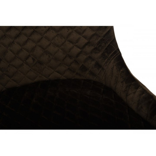 Chair with corduroy upholstery Vetro Mebel M-20 for kitchen, cafe, bar Brown Chair with corduroy upholstery Vetro Mebel M-20 for kitchen, cafe, bar Brown