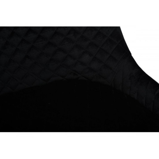 Chair with corduroy upholstery Vetro Mebel M-20 for kitchen, cafe, bar Black Chair with corduroy upholstery Vetro Mebel M-20 for kitchen, cafe, bar Black
