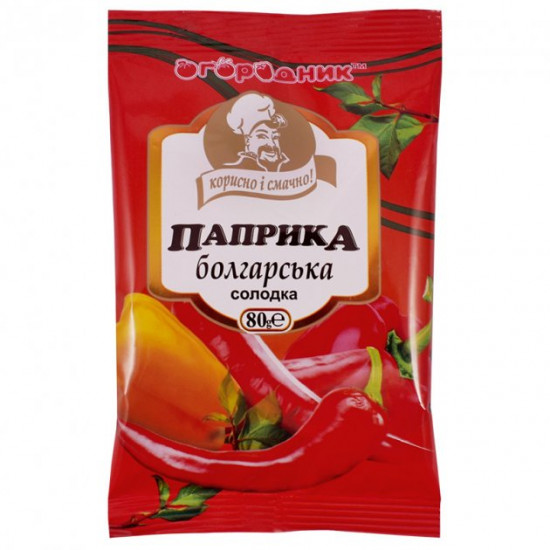 Paprika Bulgarian licorice melena Ogorodnik 80 g (4820079243452) Paprika Bulgarian licorice melena Ogorodnik 80 g (4820079243452)