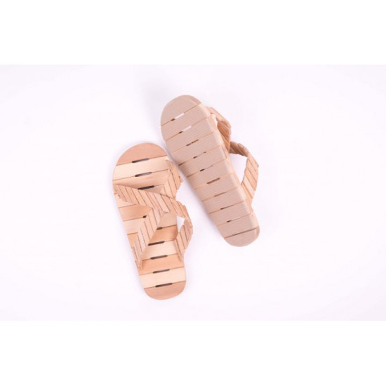 Wooden slippers for baths and saunas Yaro, size 41, alder-linden Wooden slippers for baths and saunas Yaro, size 41, alder-linden