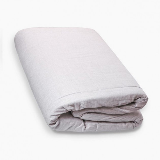 Crib mattress (linen fabric), size 70x140x5 cm, gray Crib mattress (linen fabric), size 70x140x5 cm, gray