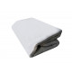 Crib mattress (linen fabric), size 70x140x5 cm, gray Crib mattress (linen fabric), size 70x140x5 cm, gray
