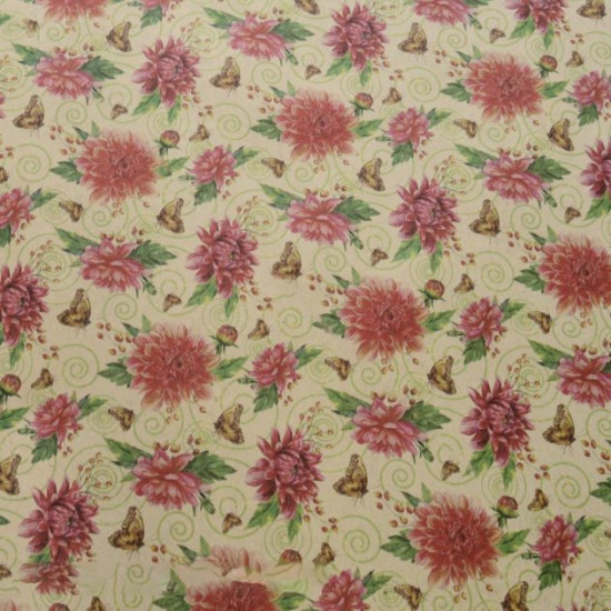 Kraft packaging paper Asters, Beige, 70x100 cm, 1 sheet (UPK-027143) Polimex Kraft packaging paper Asters, Beige, 70x100 cm, 1 sheet (UPK-027143) Polimex