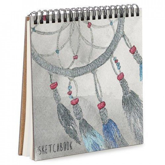 Блокнот Sketchbook Dream catcher квадратний 16,7 х18 см (BDK_17A013) Блокнот Sketchbook Dream catcher квадратний 16,7 х18 см (BDK_17A013)