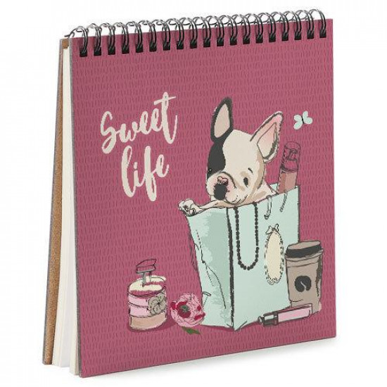 Блокнот Sketchbook Sweet life квадратний 16,7 х18 см (BDK_DOG001) Блокнот Sketchbook Sweet life квадратний 16,7 х18 см (BDK_DOG001)
