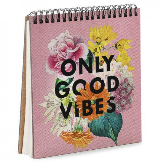 Блокнот Sketchbook Only good vibes квадратний 16,7 х18 см (BDK_EX001) Блокнот Sketchbook Only good vibes квадратний 16,7 х18 см (BDK_EX001)