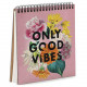 Блокнот Sketchbook Only good vibes квадратний 16,7 х18 см (BDK_EX001) Блокнот Sketchbook Only good vibes квадратний 16,7 х18 см (BDK_EX001)