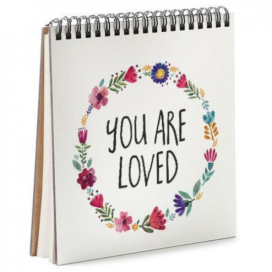 Блокнот Sketchbook You are loved квадратний 16,7 х18 см (BDK_FFL008) Блокнот Sketchbook You are loved квадратний 16,7 х18 см (BDK_FFL008)