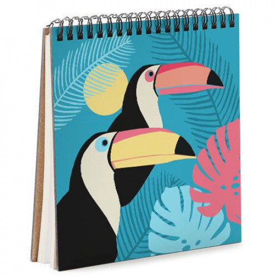 Блокнот Sketchbook Тукани квадратні 16,7х18 см (BDK_EX006) Блокнот Sketchbook Тукани квадратні 16,7х18 см (BDK_EX006)