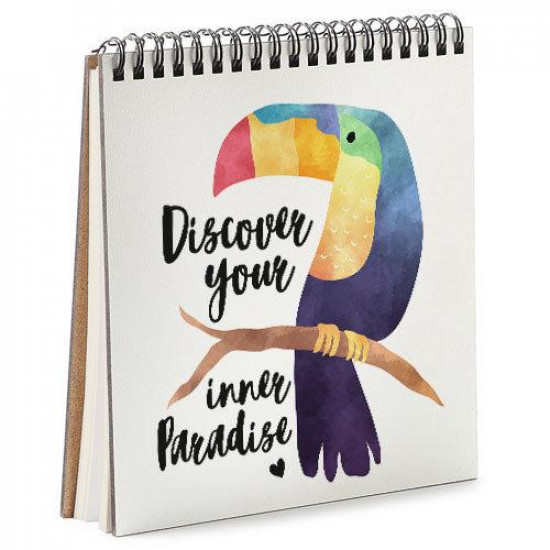 Блокнот Sketchbook Discover your paradise квадратний 16,7 х18 см (BDK_TRO010) Блокнот Sketchbook Discover your paradise квадратний 16,7 х18 см (BDK_TRO010)