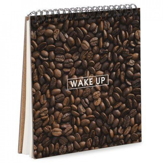 Блокнот Sketchbook Wake up квадратний 16,7 х18 см (BDK_17A074) Блокнот Sketchbook Wake up квадратний 16,7 х18 см (BDK_17A074)