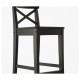 Барний стілець INGOLF IKEA 902.485.15 чорний/коричневий 74 Барний стілець INGOLF IKEA 902.485.15 чорний/коричневий 74