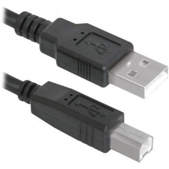 Кабель для принтера USB 2.0 AM/BM 3m USB04-10 Defender (83764) Кабель для принтера USB 2.0 AM/BM 3m USB04-10 Defender (83764)