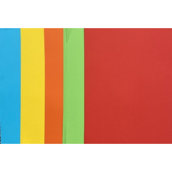 Set of colored paper Mix A4 250 sheets 5 colors Set of colored paper Mix A4 250 sheets 5 colors