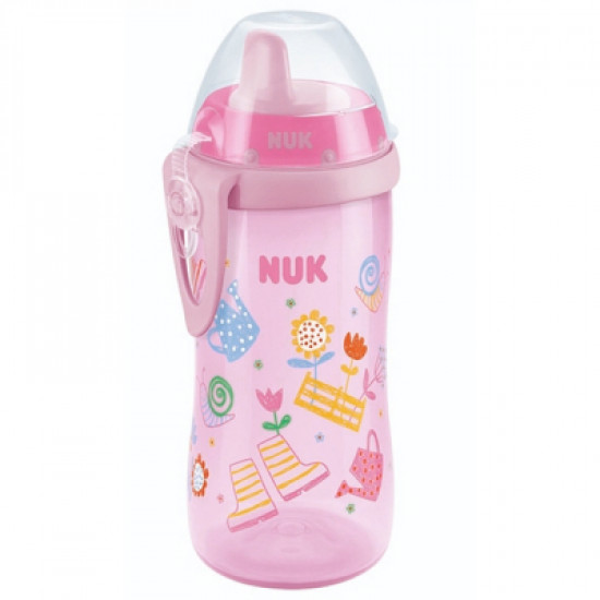 Поильник-непроливайка Nuk Evolution Kiddy Cup 300 мл Рожевий (3952389) Поильник-непроливайка Nuk Evolution Kiddy Cup 300 мл Рожевий (3952389)