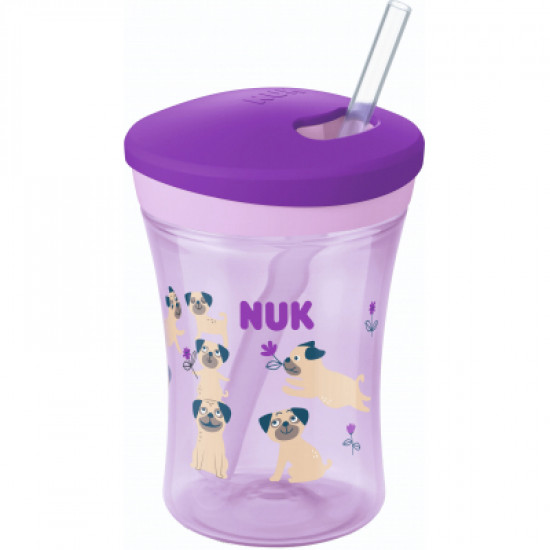 Поильник-непроливайка Nuk Evolution Action Cup 230 мл Фіолетовий (3952383) Поильник-непроливайка Nuk Evolution Action Cup 230 мл Фіолетовий (3952383)