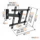 Кронштейн настінний Vogels W52070 Black (6120554) Кронштейн настінний Vogels W52070 Black (6120554)