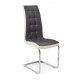 Chair Vetro Mebel S-117 gray+white artificial leather, fabric Chair Vetro Mebel S-117 gray+white artificial leather, fabric
