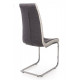 Chair Vetro Mebel S-117 gray+white artificial leather, fabric Chair Vetro Mebel S-117 gray+white artificial leather, fabric