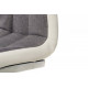 Chair Vetro Mebel S-117 gray+white artificial leather, fabric Chair Vetro Mebel S-117 gray+white artificial leather, fabric