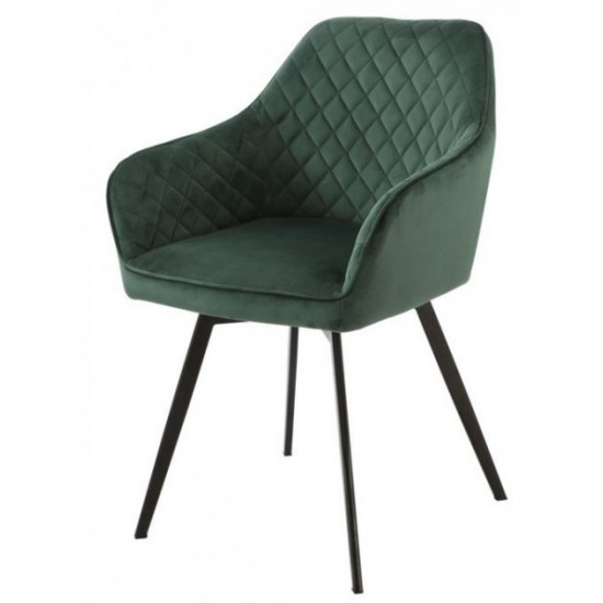 Swivel dining chair Vetro Mebel R-63 emerald corduroy Swivel dining chair Vetro Mebel R-63 emerald corduroy