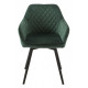Swivel dining chair Vetro Mebel R-63 emerald corduroy Swivel dining chair Vetro Mebel R-63 emerald corduroy